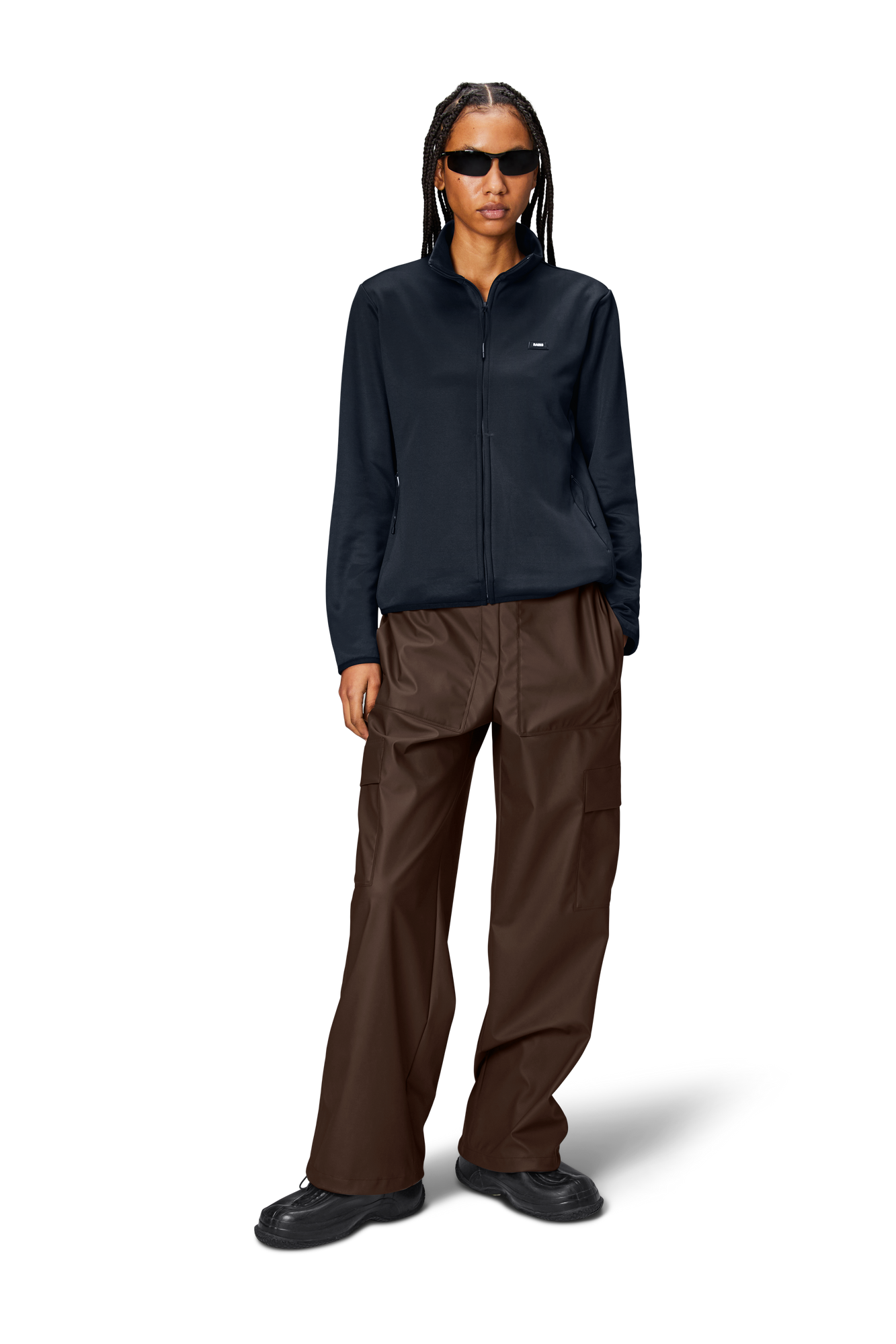 Womens | Sintra Fleece Curve Jacket | Navy