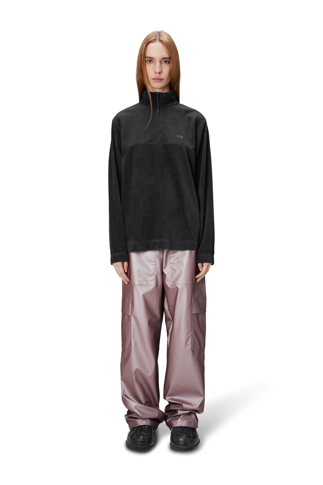 Unisex | Addis Fleece Half Zip - V2 | Black