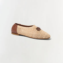 Womens | Eden Raffia Flat | Natural