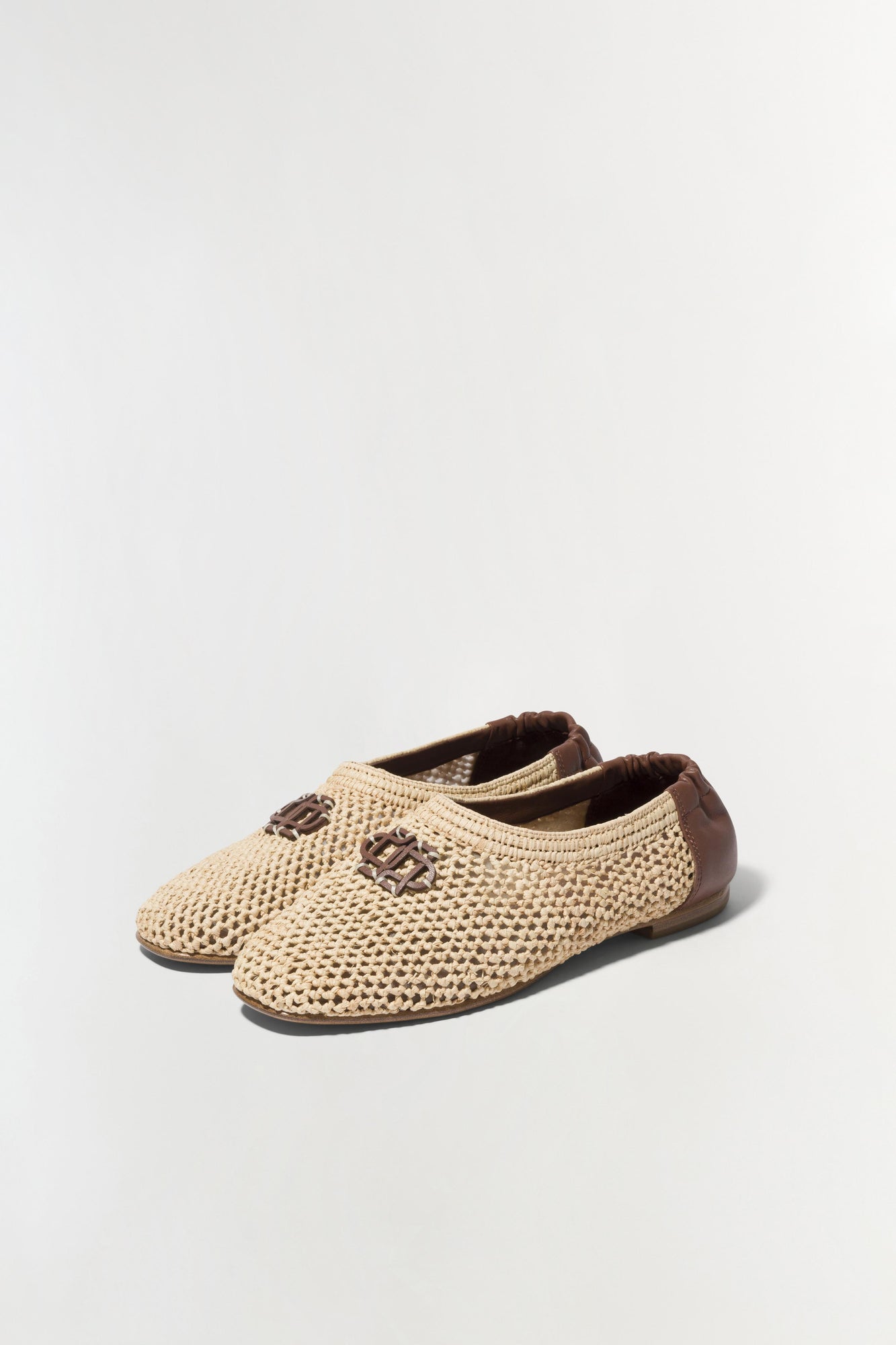 Womens | Eden Raffia Flat | Natural