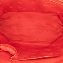 MCM | Pre-Owned Visetos Patent Handbag | Red