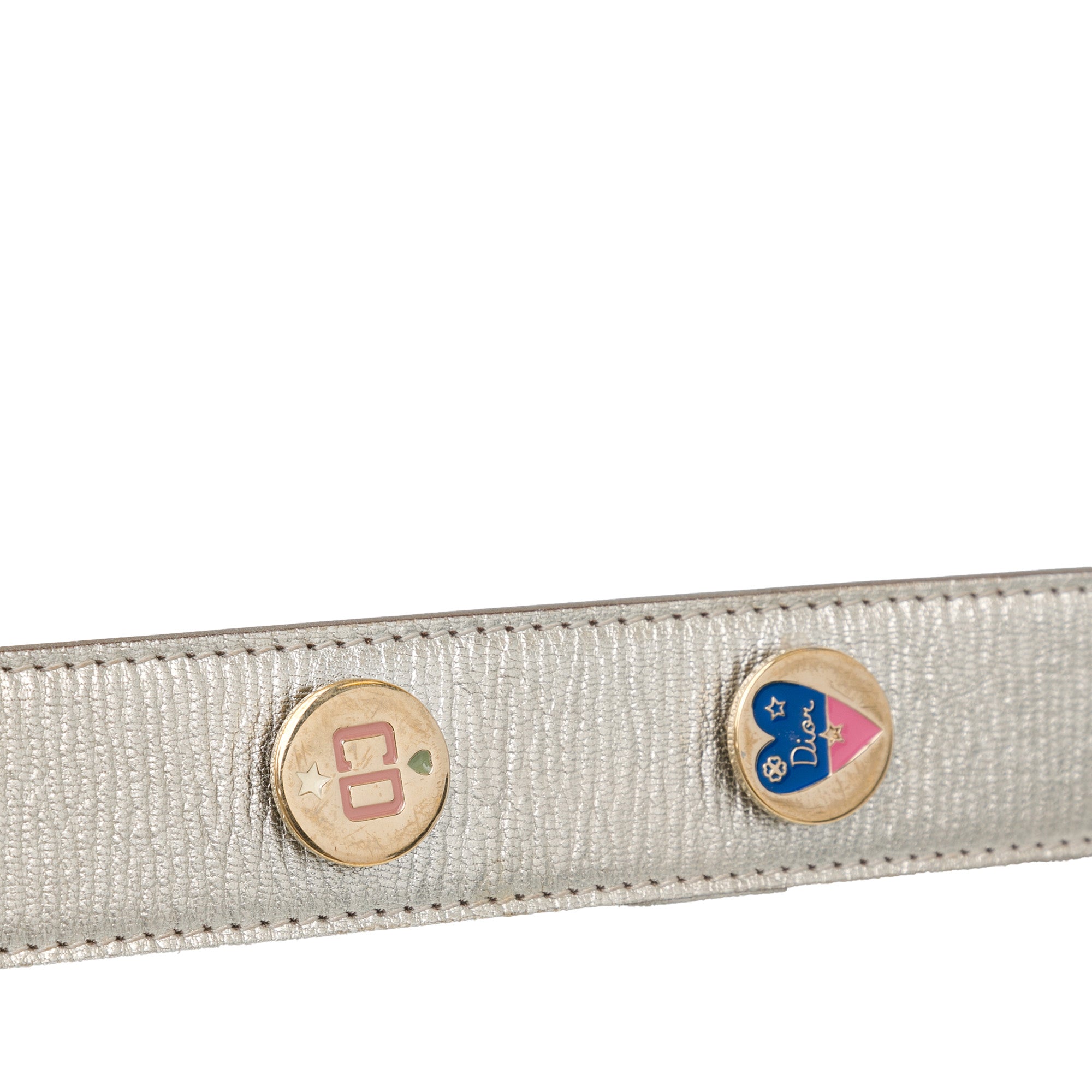 Dior | Pre-Owned Small Metallic Grained Calfskin Cannage My ABCLady - II | Silver