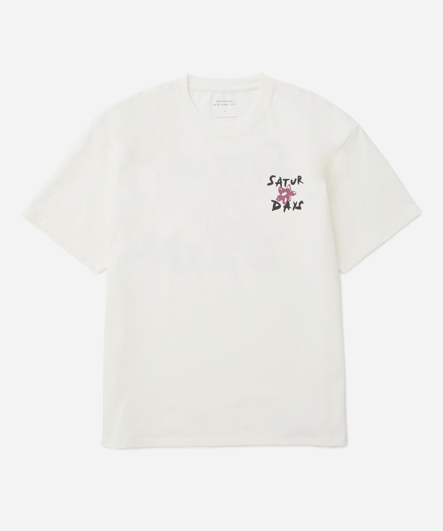 Ivory | Flower Relaxed SS Tee