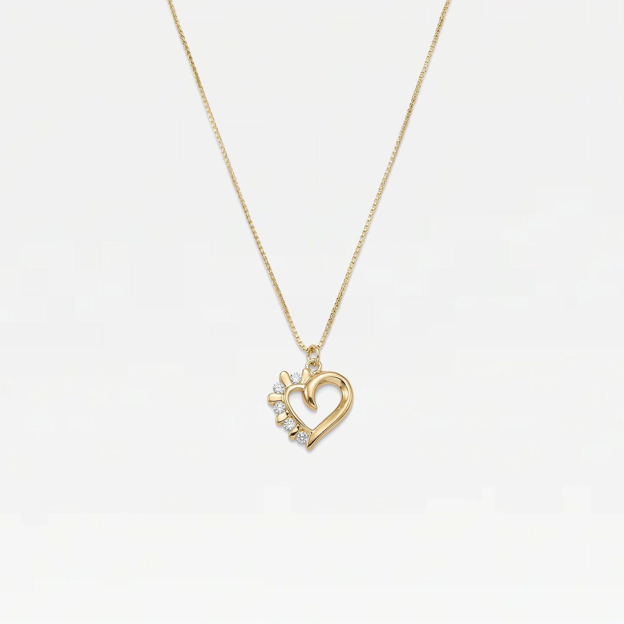 The Half Heart Necklace | 18Kt Gold Plated