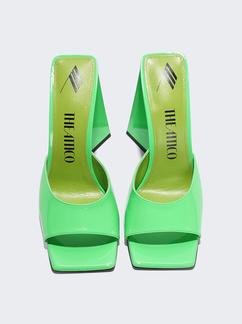 Women | The Attico | Devon Mule 115mm | Fluorescent Green