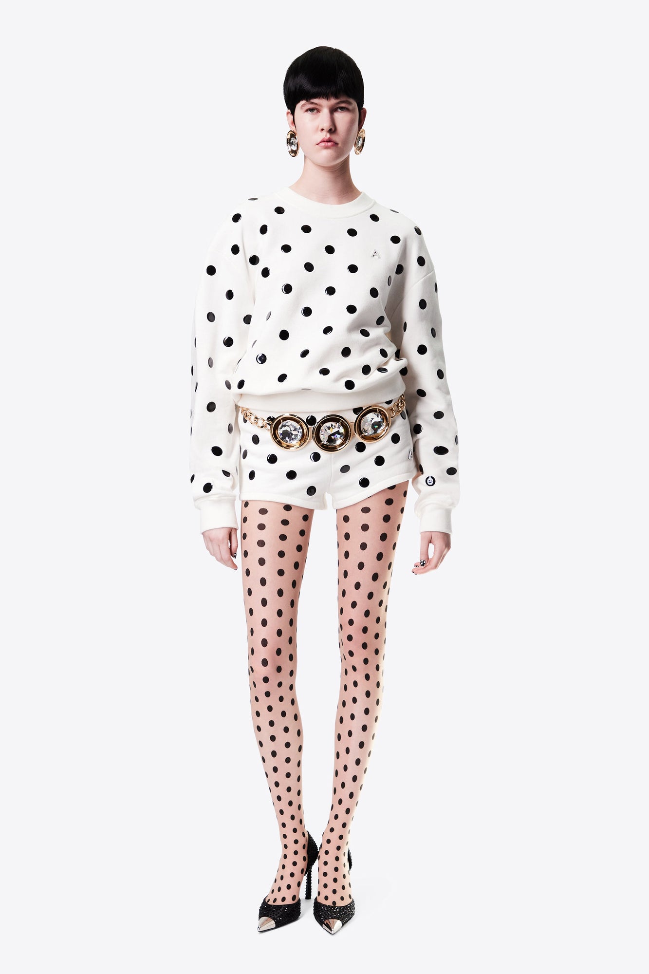 Polka Dot Sweatshirt