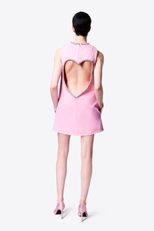 Crystal Heart Back Dress