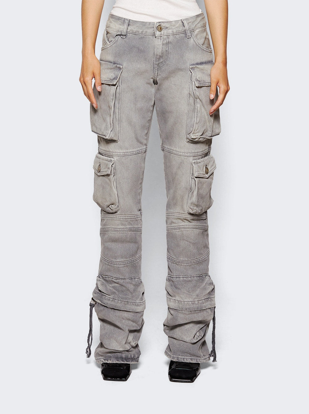 Women | The Attico | Essie Long Pants | Grey