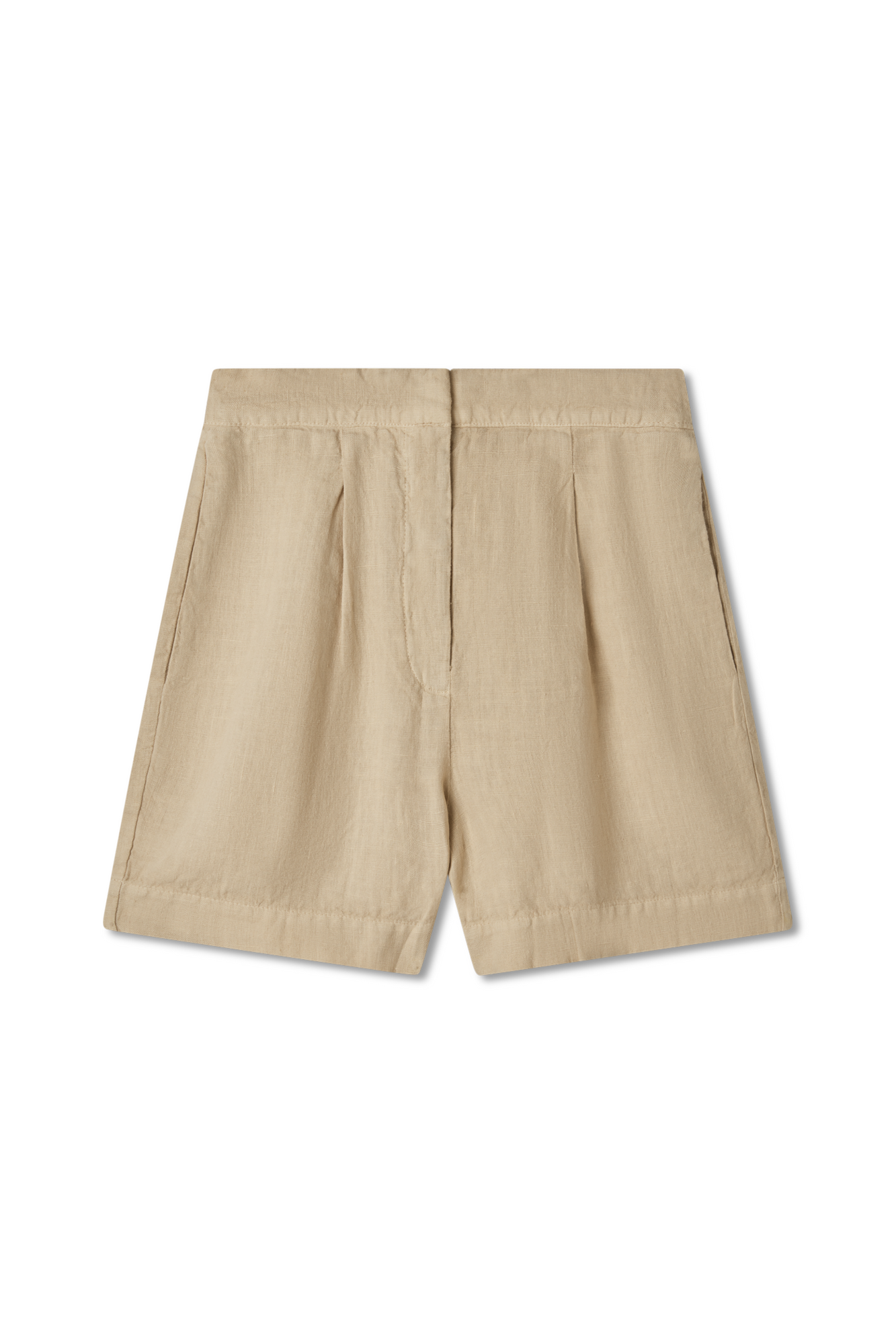 Relaxed Linen Short | Beige