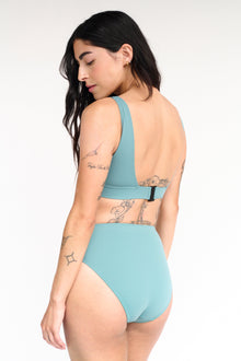 Mare Underwire Plunge Top | Seafoam