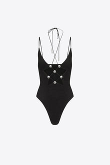 Star Cutout Bodysuit | Black