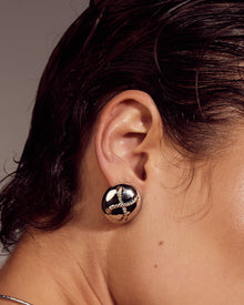 Mariner Cross Studs | Silver | Cubic Zirconia