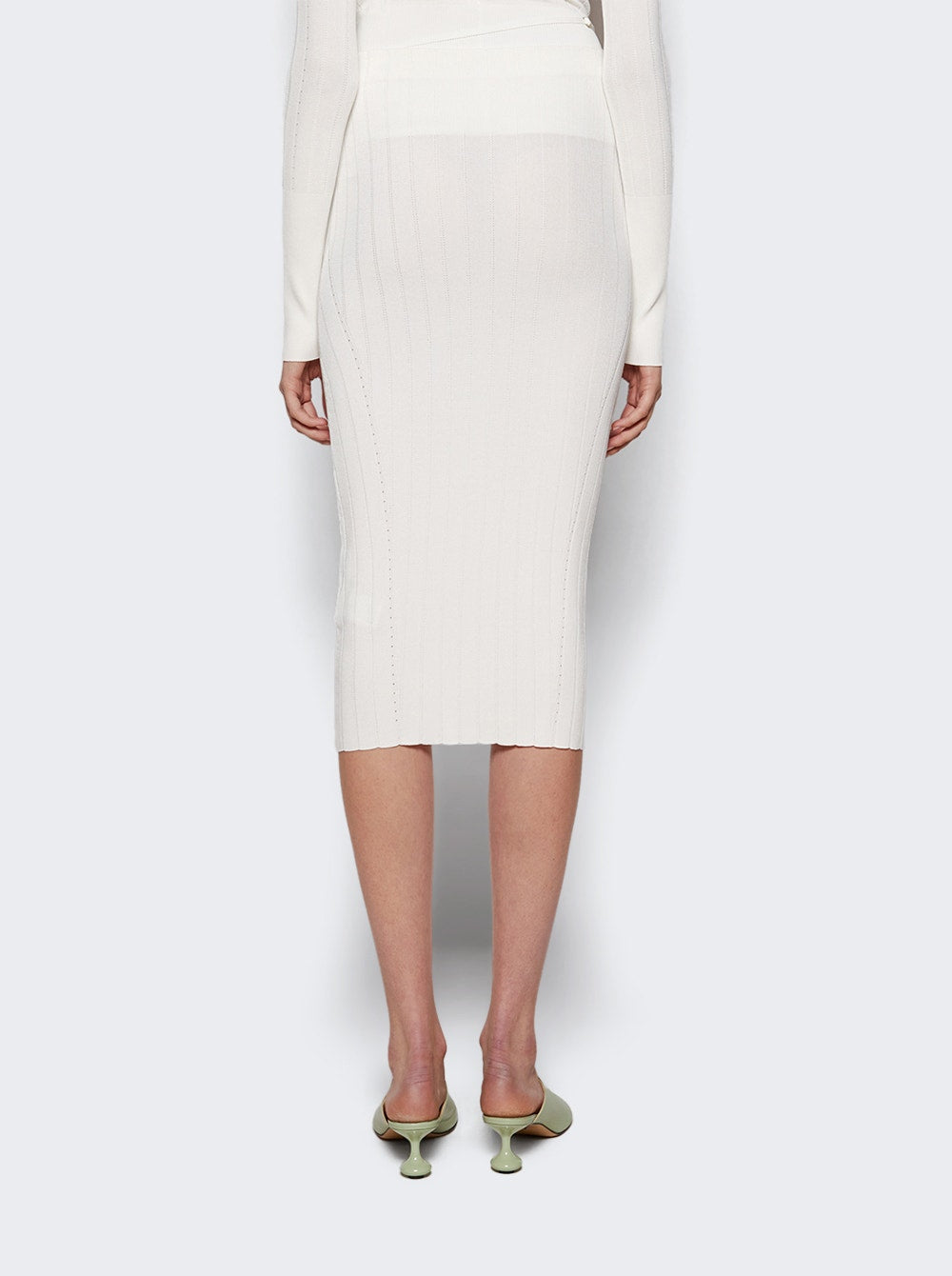 Women | Jacquemus | La Jupe Pralu Skirt Off | White
