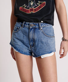 The One High Waist Cheeky Denim Shorts | Hollywood