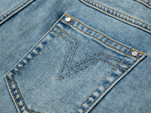 Trendy 9-Fit Flared Denim Pant | Navy