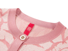 Sheer Knit Cardigan | Pink
