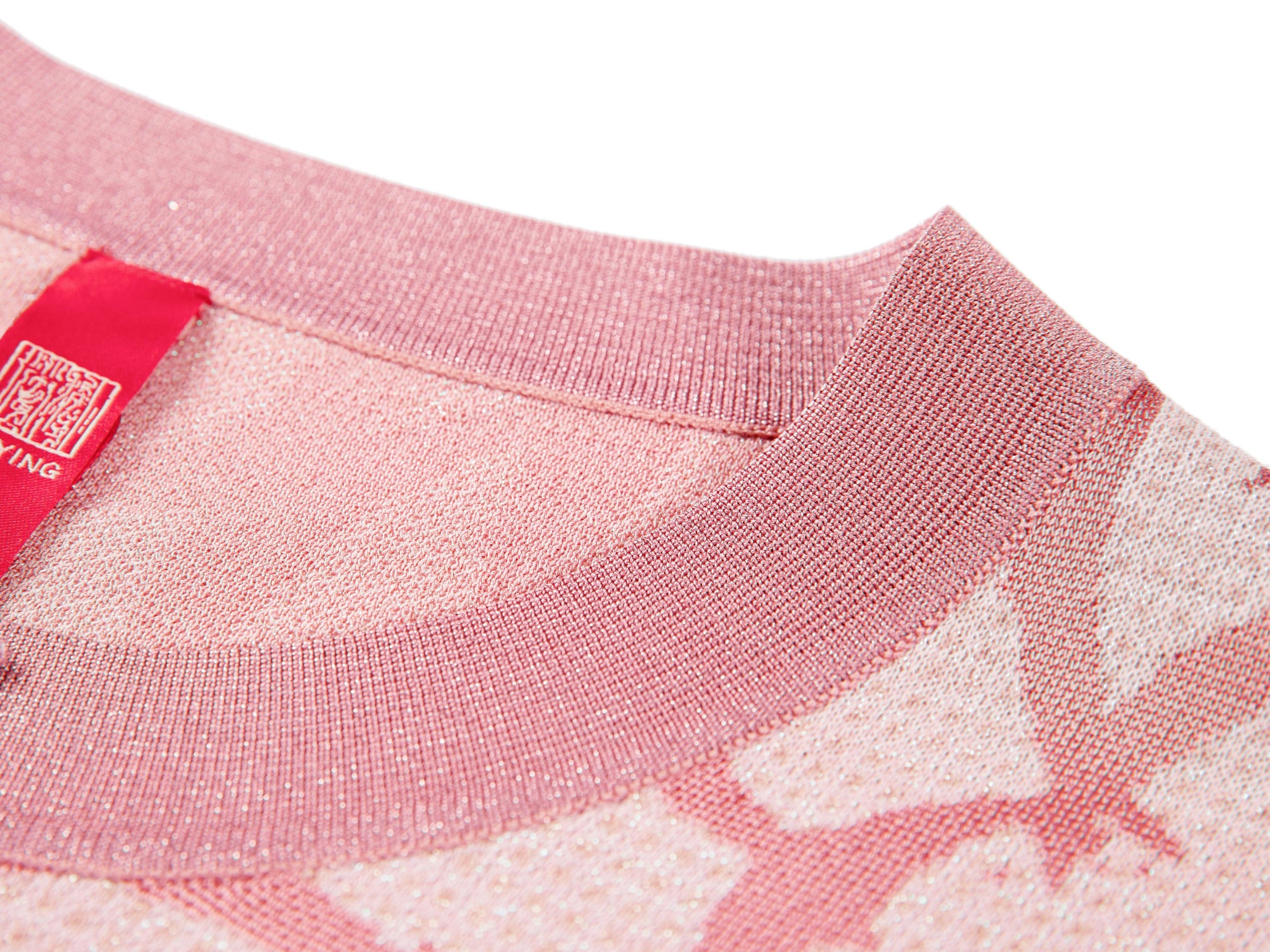 Sheer Knit Cardigan | Pink