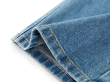 Cleanfit Mulberry Silk Cotton High-Waist Jeans | Navy