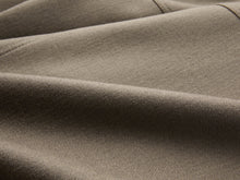 Wool Mulberry Silk Casual Coat | Brown
