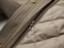 Wool Mulberry Silk Casual Coat | Brown