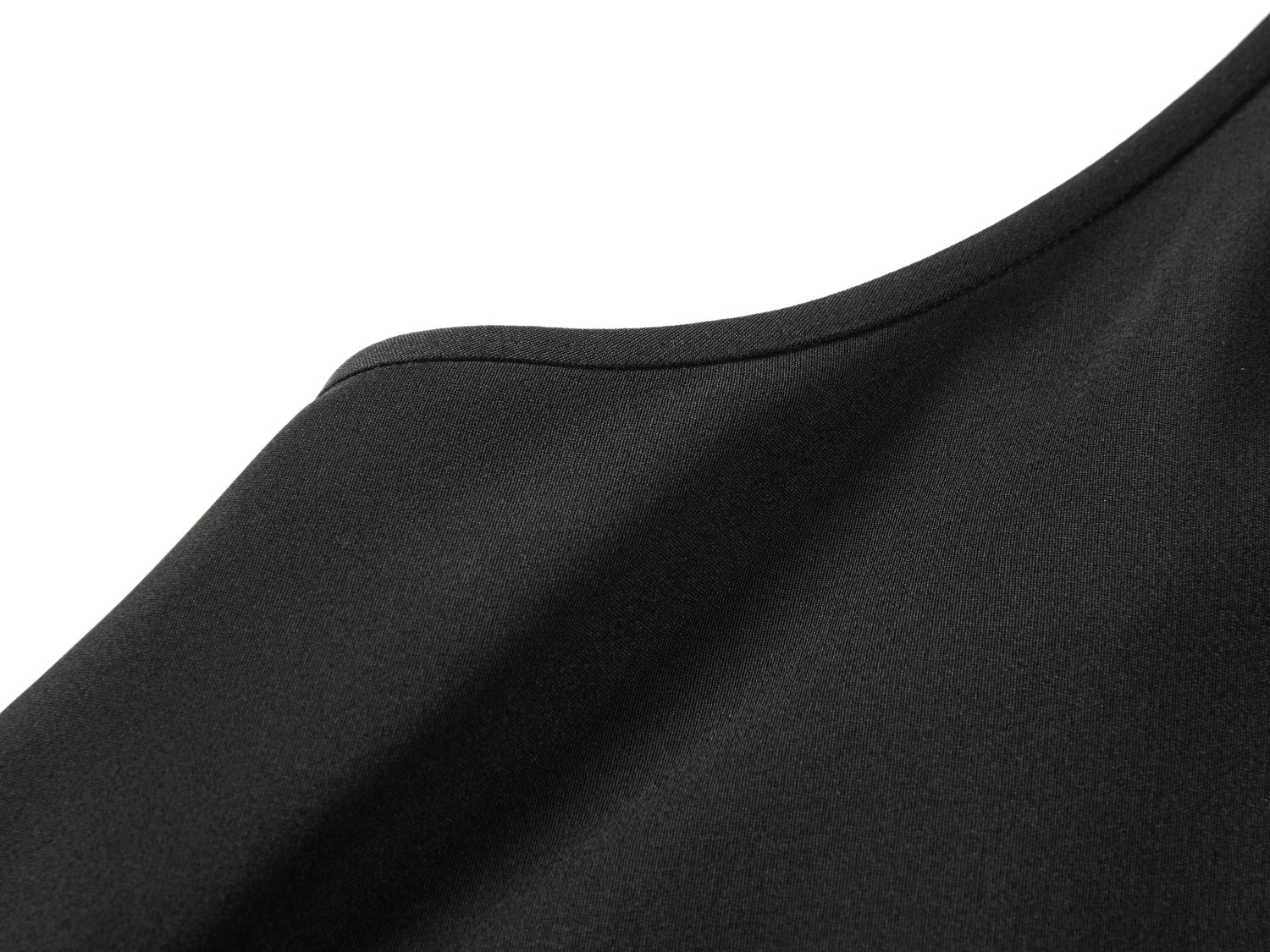 Silk Sleeveless Dress | Black