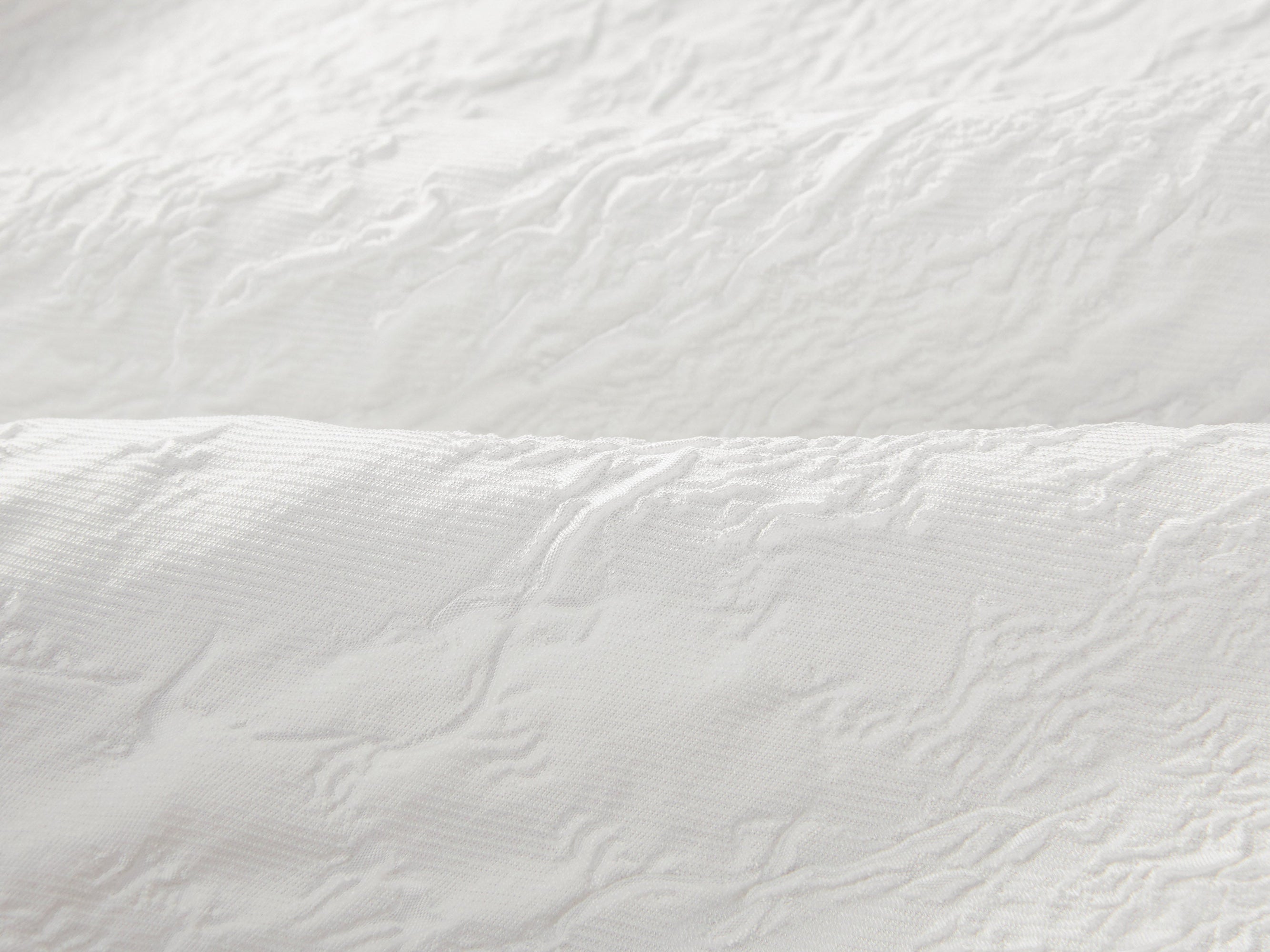Mulberry Silk V-Neck Jacquard Jacket | White