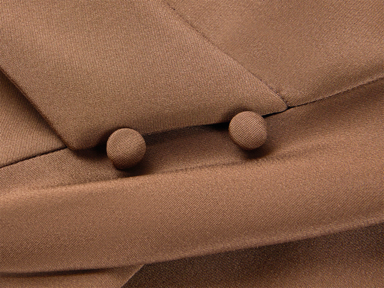 Silk Dress | Brown
