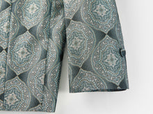 Silk Jacquard Blazer Jacket | Grey