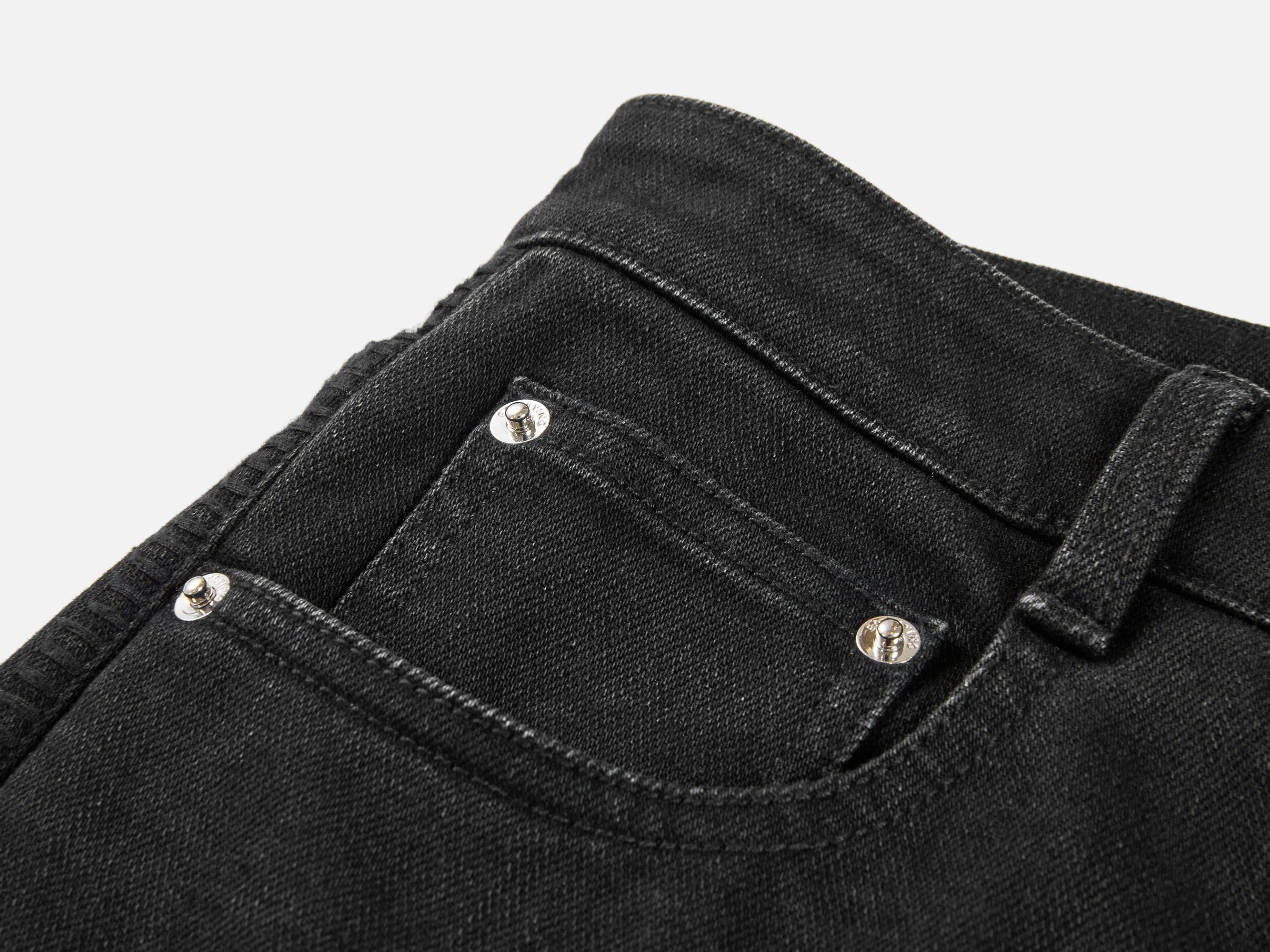 Straight Leg High-Waisted Jean | Black