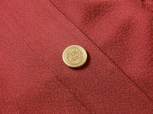 Waist-Defining Coat | Wine Red
