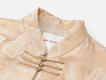 Mulberry Silk Chinese Style Neo-Chinese Silk-Padded Jacket | Beige
