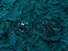 Lace Sleeveless Cocktail Dress | Teal