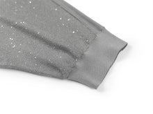 Raglan Sleeve Silhouette Starry Sky Top | Grey