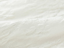 Acetate Jacquard Waist-Defining Dress | White