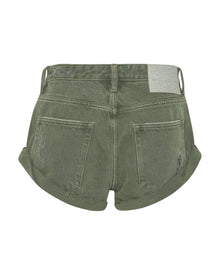 Bandits Low Waist Denim Shorts | Archived Military Khaki