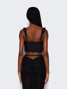 Women | Mugler | Bi Material Corset Cinnamon | Brown