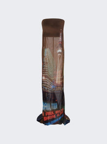 Women | Jean Paul Gaultier X Shayne Oliver | Mesh 3d Tube Fishtail Dress | City Print
