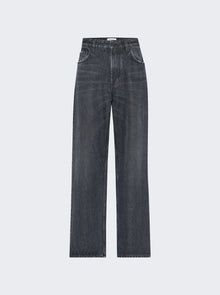 Women | Jean Paul Gaultier | Straight Leg Denim Pants | Body Mariniere Print