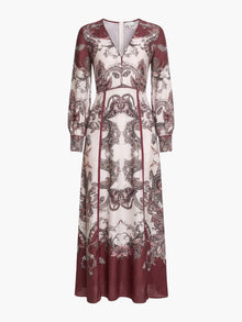 Garden of Eve Corded Twill Midi Dress | Blush Multi