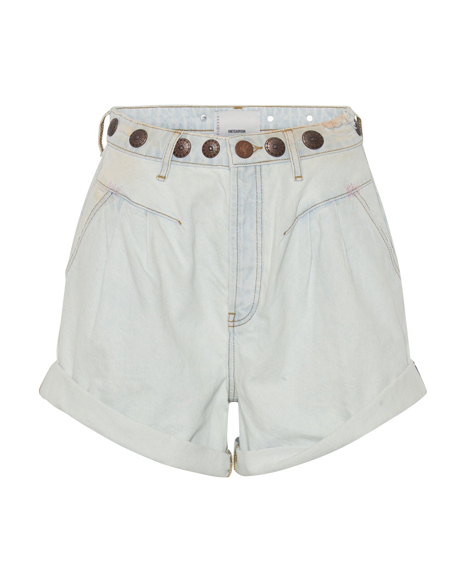 Streetwalkers High Waist 80S Fit Denim Shorts | Bel Air Blue