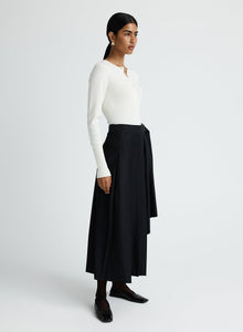 Virginia Skirt | Black Wool