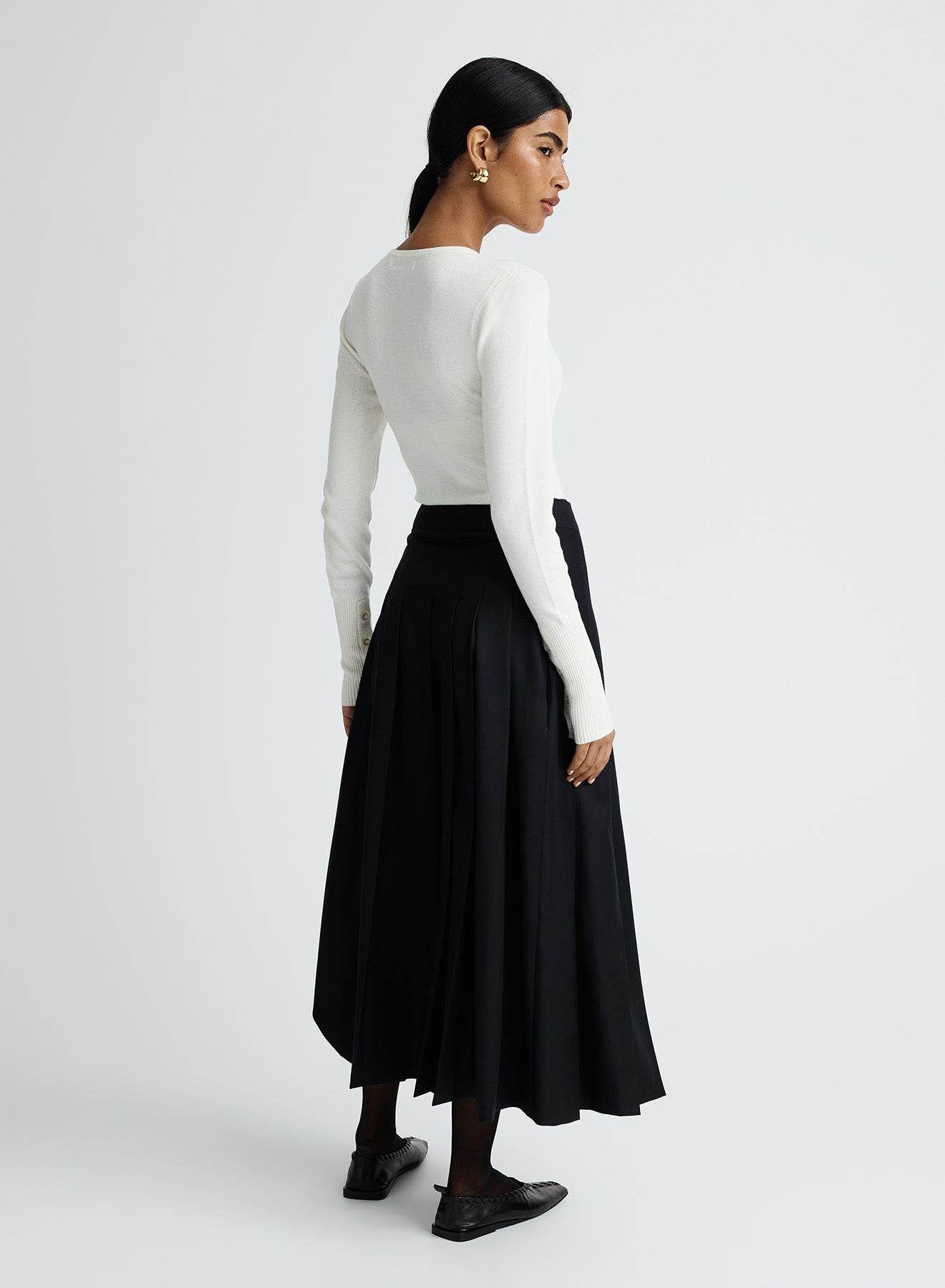 Virginia Skirt | Black Wool