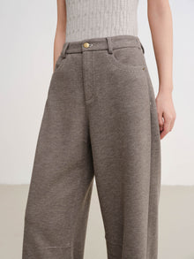 Wool Jeans | Green