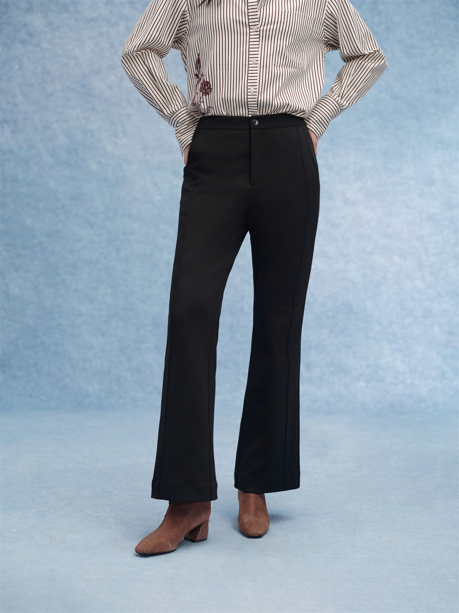 Lightweight Warm Down Pants | Black