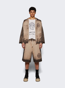Men | MISBHV | Oversized Mud Shorts | Beige