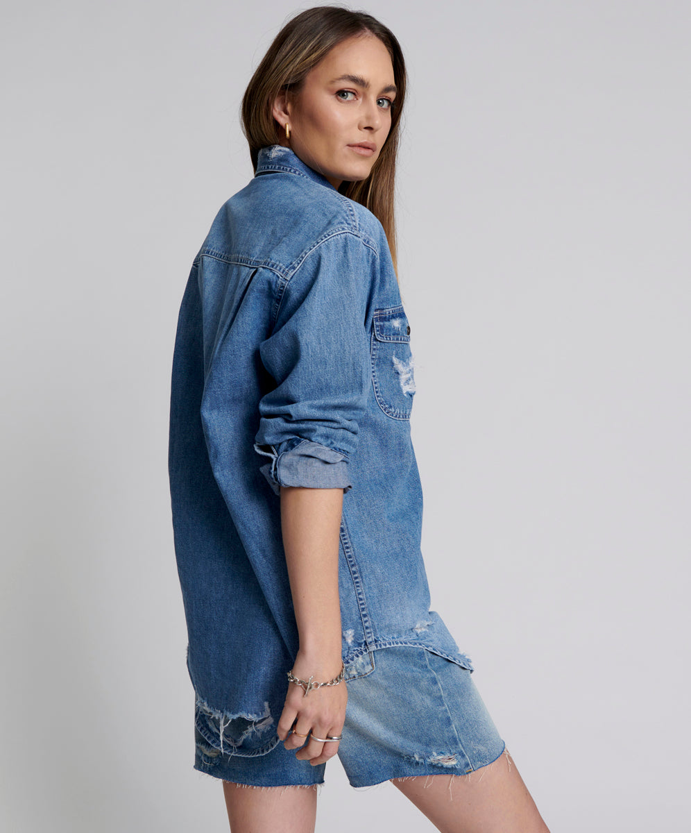 Western Denim Shirt | Pacifica