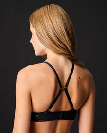 2 Pack | Lace Plunge Bralette  | Black x Shiraz