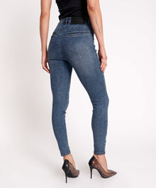 Preachers High Waist Skinny Stretch Denim Jeans | Classic Blue