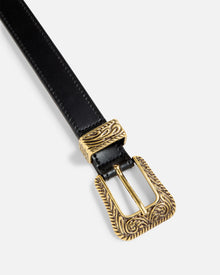 No. 15 Belt | Black/Gold
