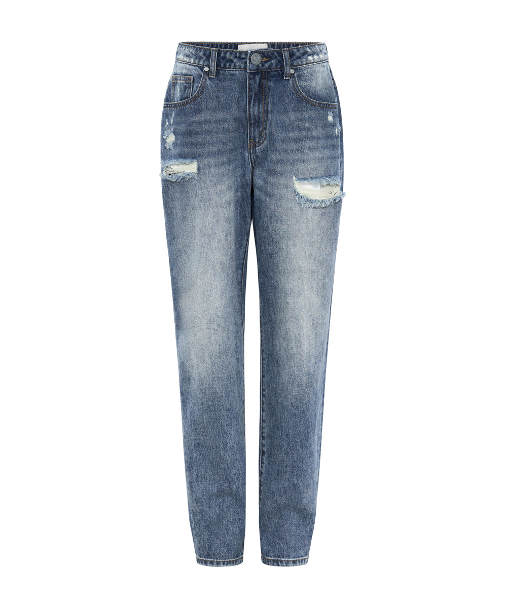 1982S High Waist Balloon Denim Jeans | Blue Love